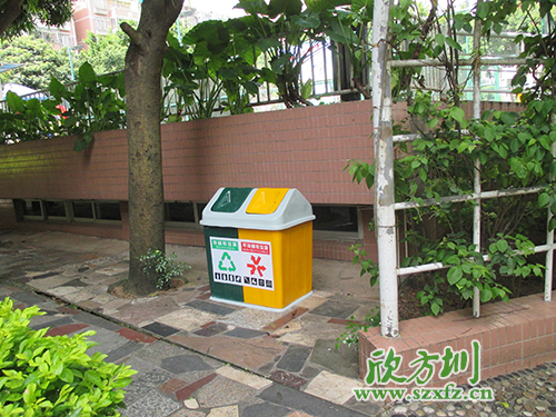 炎炎夏季，玻璃鋼垃圾桶為清遠(yuǎn)市街道帶來點(diǎn)點(diǎn)綠意