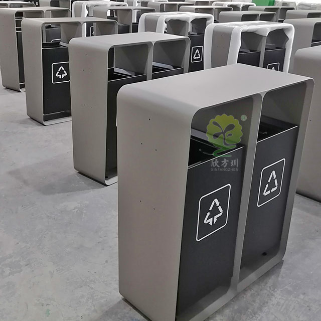 提升公共空間品質(zhì)，深圳金屬垃圾桶助你一臂之力