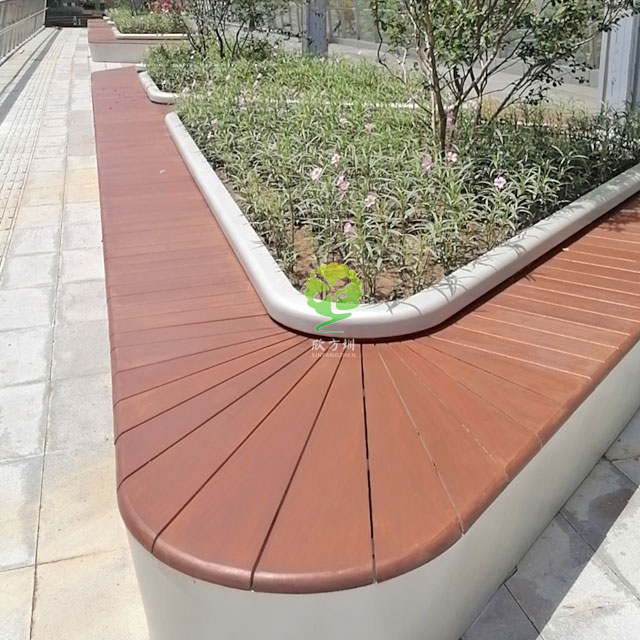 不銹鋼花池坐凳美化深圳前?？缃止珗@G9天橋城市戶外景觀