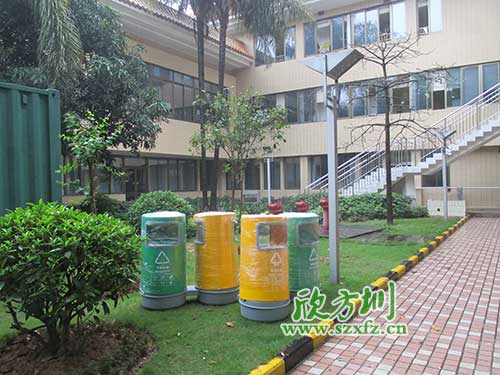 韶關(guān)物業(yè)分類玻璃鋼垃圾桶，提升社區(qū)好環(huán)境。