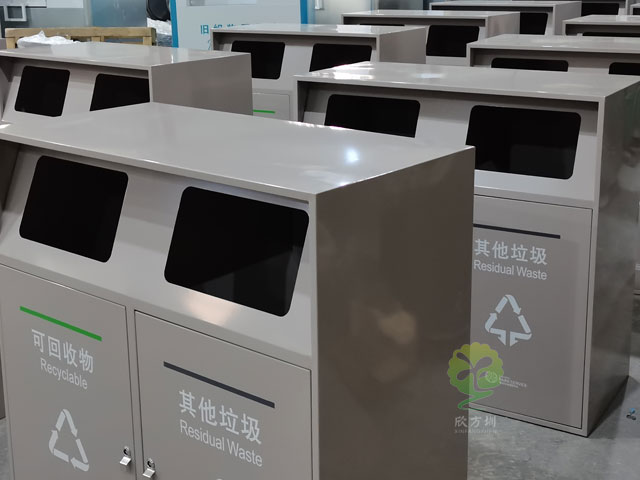 提升公共空間品質(zhì)，深圳金屬垃圾桶助你一臂之力